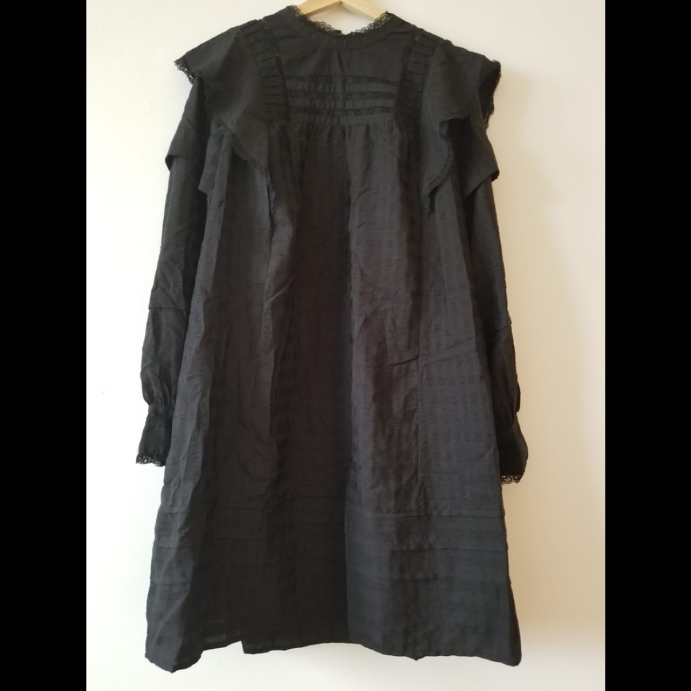 Vero Moda Black Frill Short Dress